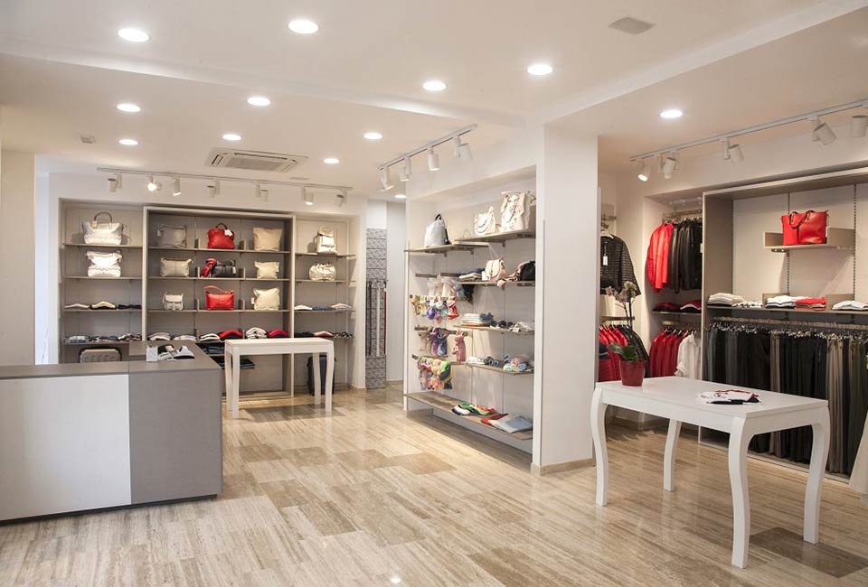 allestimento attività commerciali moda e accessori