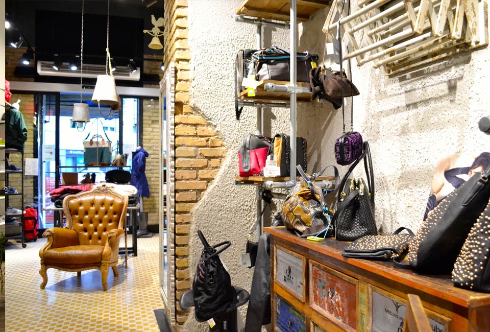 allestimento negozi di moda e accessori