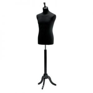 Busto sartoriale uomo nero economico