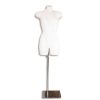 Torso donna bianco con base