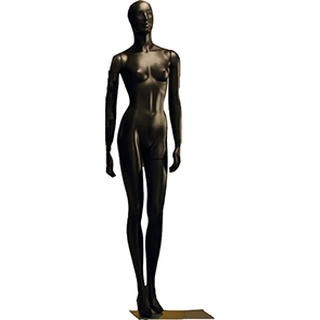Manichino donna testa astratta nero Giselle