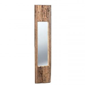 Specchio Madera in legno massello 26xH120 cm