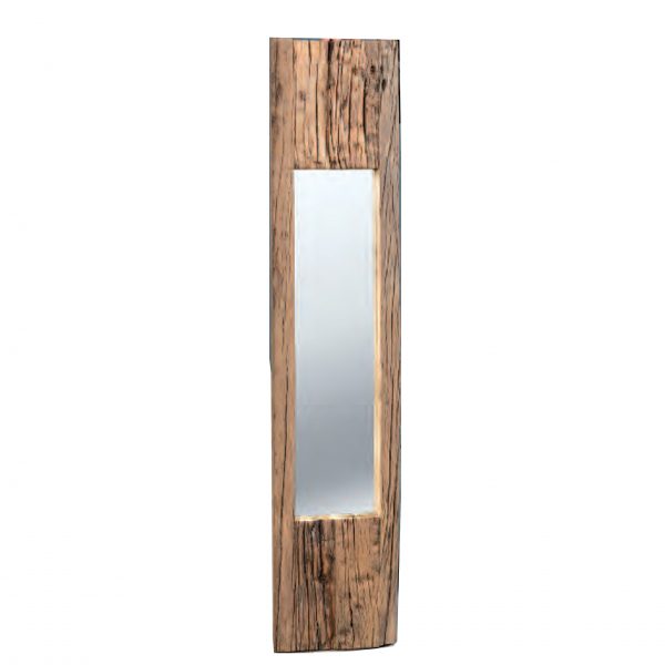 Specchio Madera in legno massello 26xH120 cm